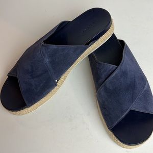 Vince Navy Blue Sandals